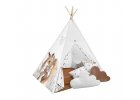 Teepee tent for small Indians in the children's room