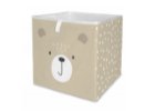 Storage fabric boxes and bags for toys or clothes