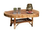 Solid wood side tables for your garden