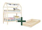 Bunk bed for two children and storage drawer