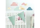Decorate the children's room with stickers with a motif of clouds, rainbows or the night sky