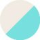 Turquoise, semi-painted