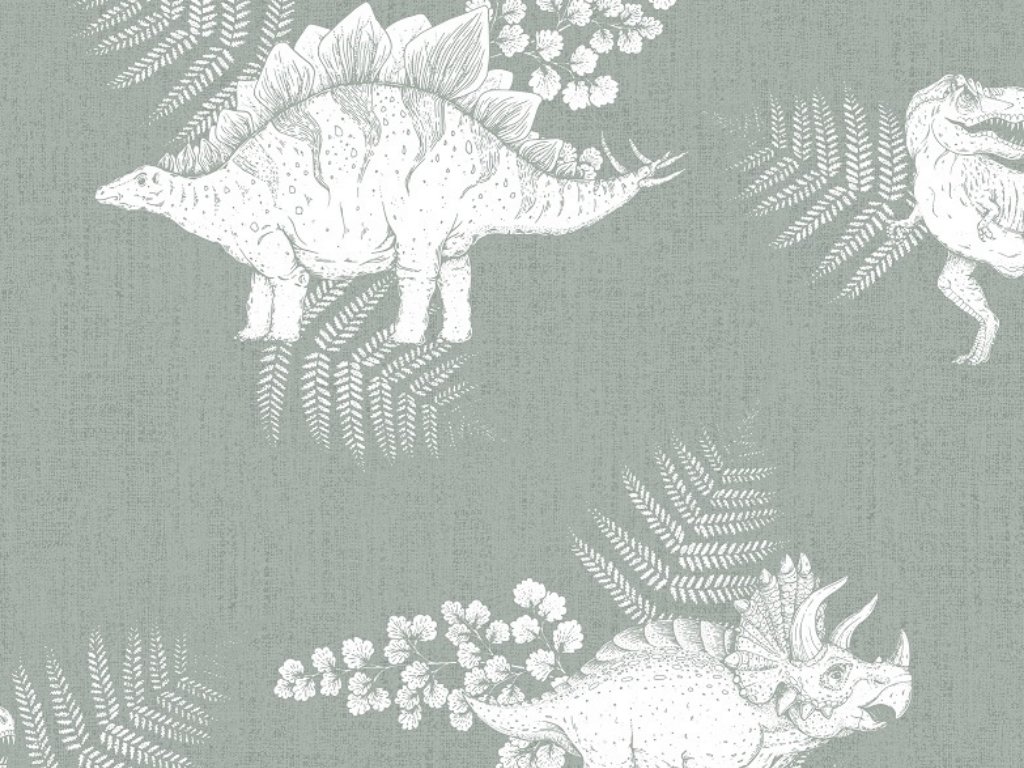 Washable DINOSAURS wallpaper for the wall of the children's room