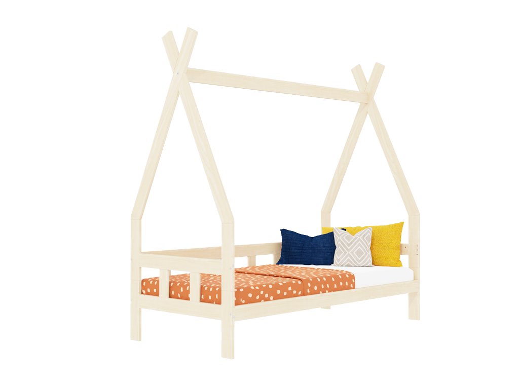 11828 children s teepee bed fence made of wood with sidewall