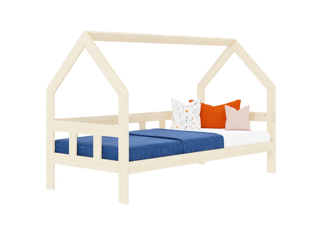 11858 children s house bed fence made of wood with sidewall