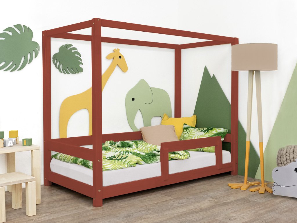Children's House Bed BUNKY with Firm Bed Guard