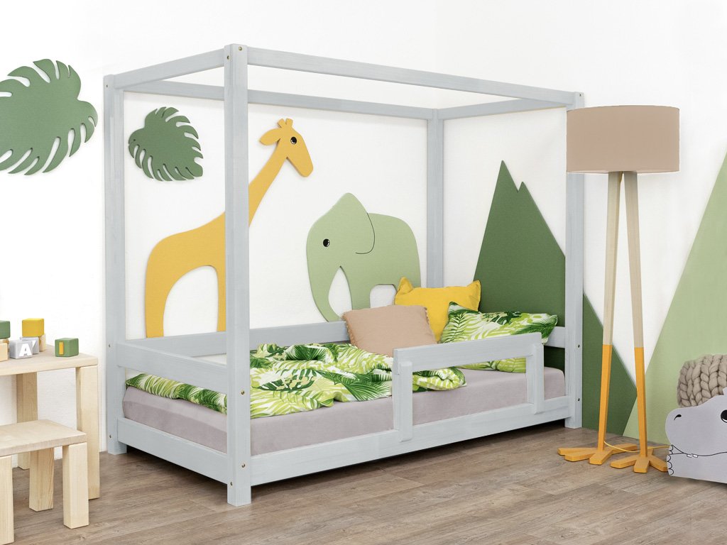 Bed Bunky With Canopy And Firm, Bunk Bed Bumper