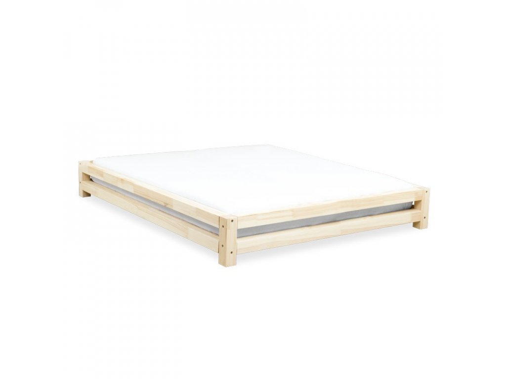 wooden double cot