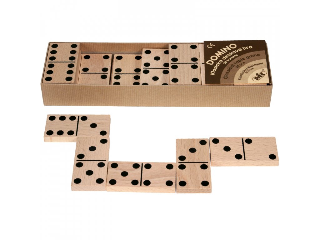 Wooden DOMINO for children from 3 years