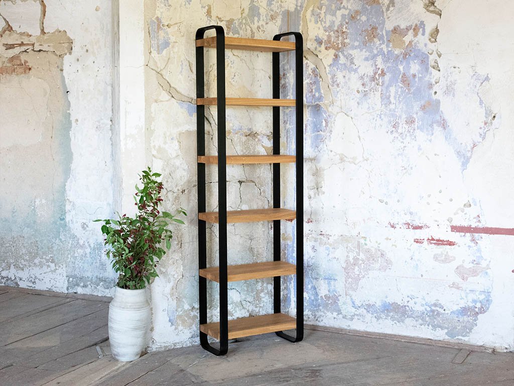 Narrow Shelving Unit Sherlock Made From, How To Make A Shelving Unit Out Of Wood