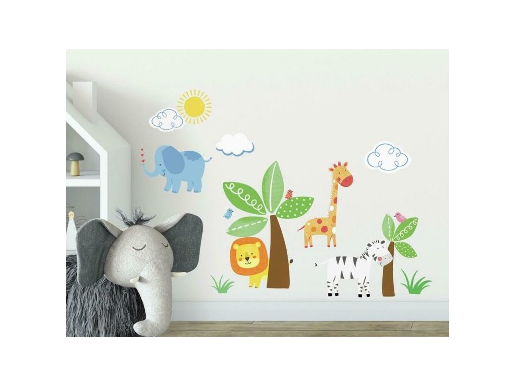 Wall Stickers AFRICA with exotic animals