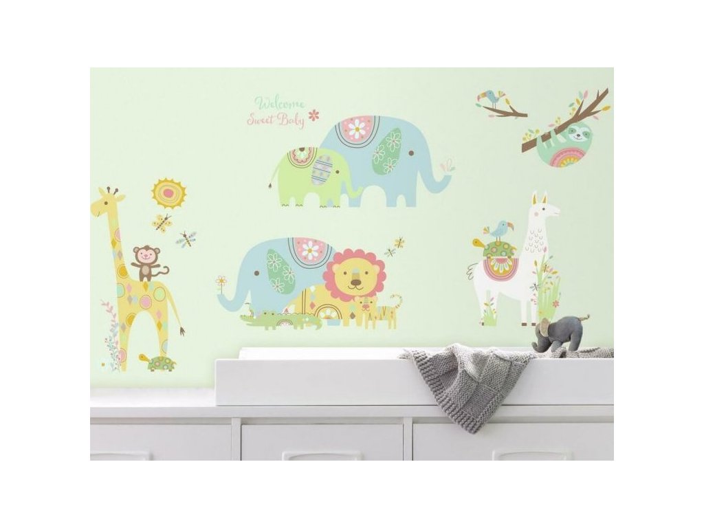 Stickers for Children's Room Colorful ANIMALS