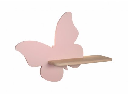 LED baby lamp with storage shelf on the wall BUTTERFLY