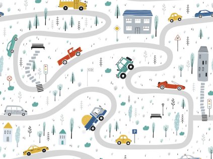Durable CAR wall wallpaper not only for a boy