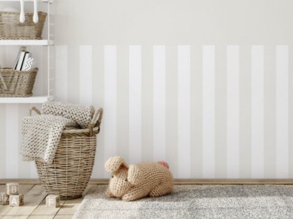 Wall wallpaper dividing STRIPS for children's room