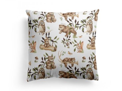 Double-sided children's decorative pillow TEDDY BEAR