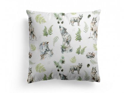 Decorative pillow for children and babies WOLF