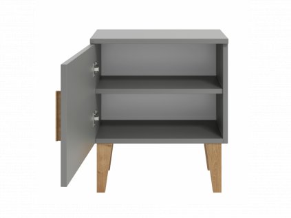 Bedside table KUBI with storage space