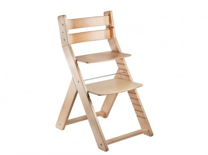 Growing chair for schoolchildren SANDY natural