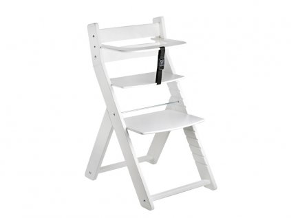 Growing dining chair also for babies LUCA white