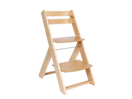 Wooden growing chair for children VENDY natural