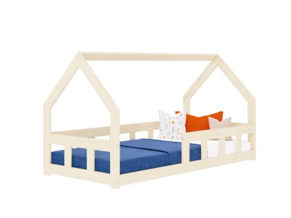 11867 low house bed for children fence with two sidewalls