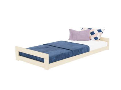 Wooden single bed SIMPLY with two headboards