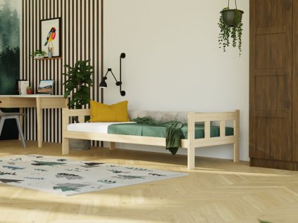 29 Single bed with headboards FENCE made of wood