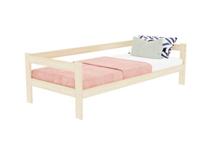 11909 wooden single bed safe with bed guard