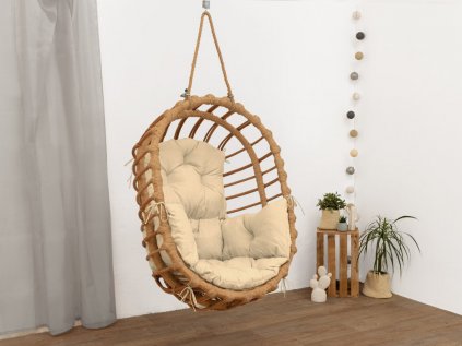 Hand-waved Ecological Swing Chair LENA from Willow Twigs