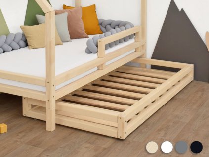 Children S Under Bed Drawers Storage, Wooden Under Bed Storage With Wheels