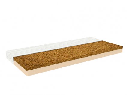 BIO cot mattress NATY 60 cm x 120 cm from a natural foam and seagrass
