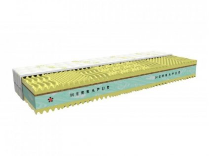 Health mattress HERBAPUR® CAMILA with a memory foam containing camomile and seagrass