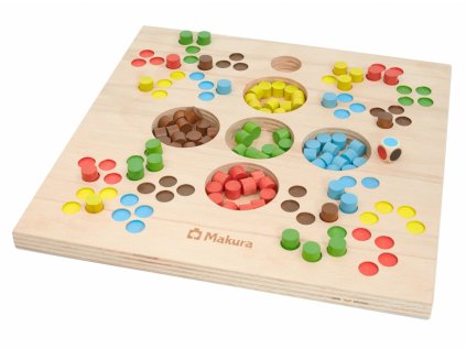 Wooden board game MERRY PIPS