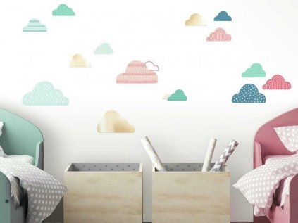 Wall Stickers Colored CLOUDS