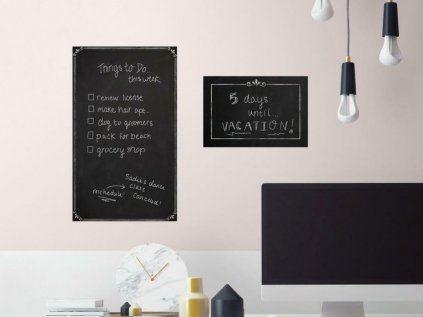 Self-adhesive CHALK BOARD on the Wall