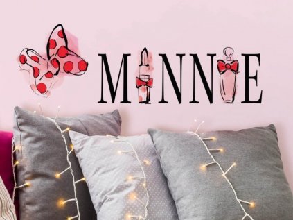 Self-adhesive Wall Sign with Disney Motive MINNIE