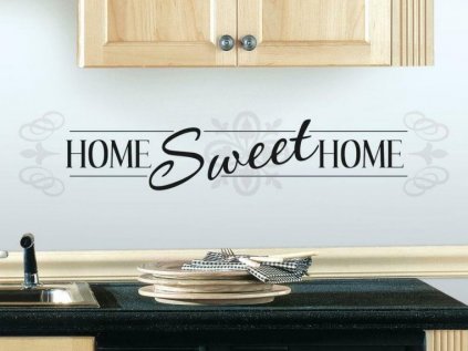 Self-adhesive Wall Sign HOME
