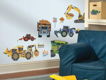 Wall Stickers EXCAVATORS for the Boy's Room