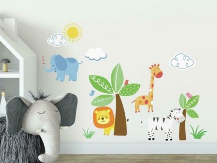 Wall Stickers AFRICA with exotic animals