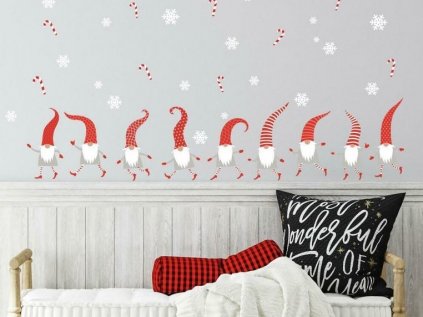 Wall Stickers with a Christmas motive DWARVES