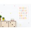 Painting on canvas for children's room ALPHABET