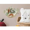 Wall children's sticker FOX WITH FRIENDS introduction