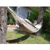 Hanging hammock to the apartment and the garden