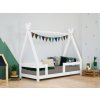 11400 detska drevena postel nakana ve tvaru teepee s bocnici