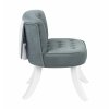 Stylish armchair BUNNY GRAY with tail and ears