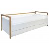 White children's bed VICTOR with mattress and storage space