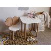 Set: Square children's table and wooden chair with MOUSE ears