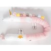 Cotton colored protector for baby bed UNICORN