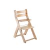 Growing chair for schoolchildren SANDY natural